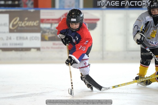 2011-02-20 Como 0332 Hockey Milano Rossoblu U10-Varese - William Golob